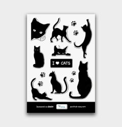3D Стікери «Black Cats»
