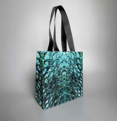 Gift bags with "Green Snake" print