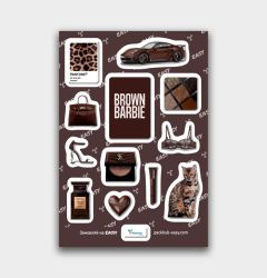 3D Stickers "Chocolate"