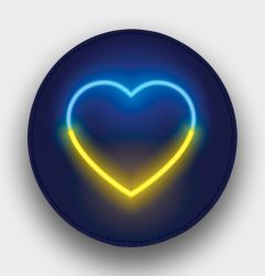 Round Chevron "Heart of Ukraine"
