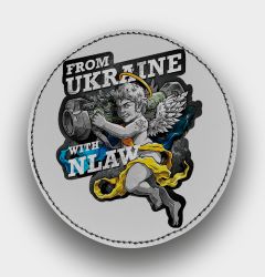 Round Chevron "From Ukraine with NLAW"
