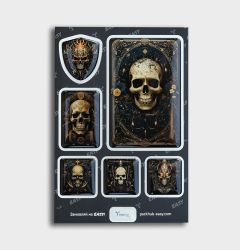 3d-stickers-skull-tarot